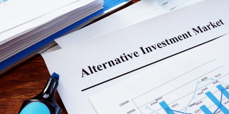 Alternative,Investment,Market,Aim,Report,And,Business,Charts.